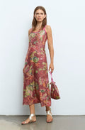 Floral Knit Midi Dress
