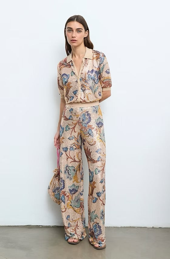 Floral Print Shirt & Trousers Set