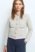 Textured Knit Cardigan Jacket